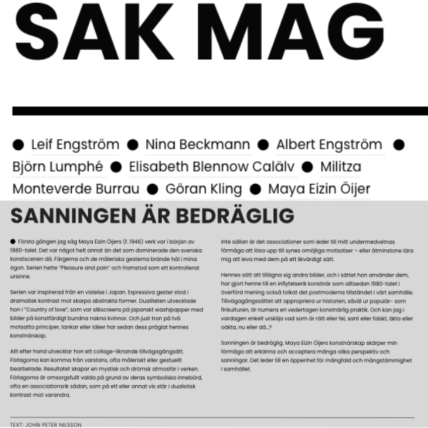 Maya-Eizin-Oijer-text-curator-Moderna-Museet-John-Peter-Nilsson- SAKMAG-3-2024